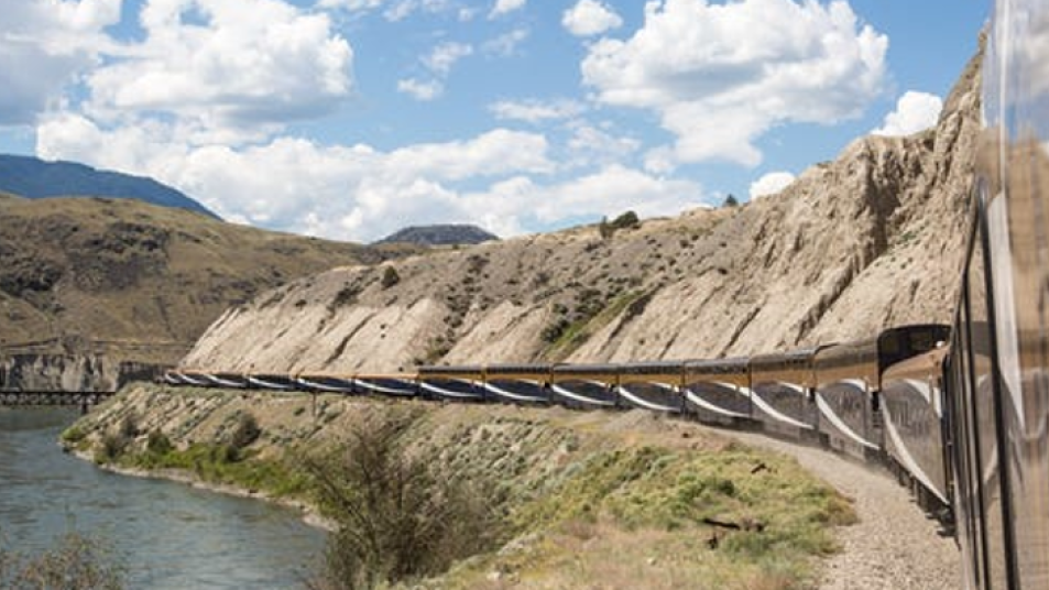 Explore British Columbia’s semi-arid, desert-like landscapes en route to Kamloops.