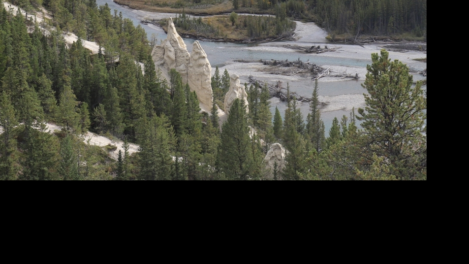 Hoodoos in Banff, Alberta