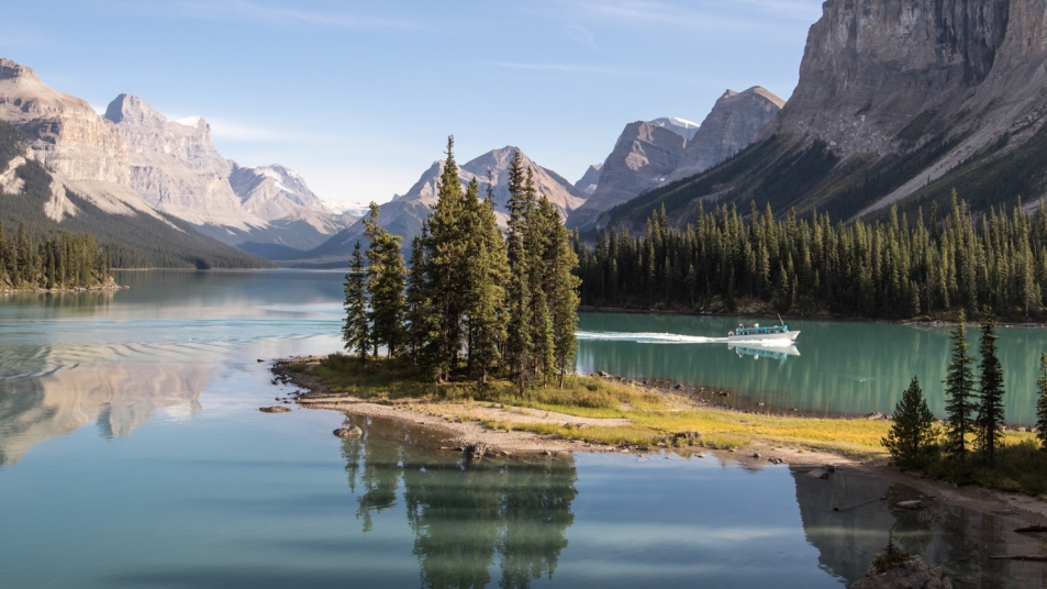 Spirit Island at Maligne Lake