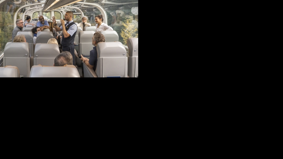 An onboard Host in GoldLeaf Service shares stories about the area the train passes through