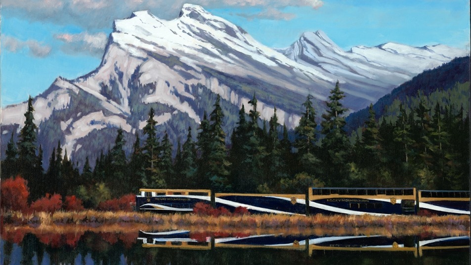 "Mountain Passage" - 30x40", Gaye Adams