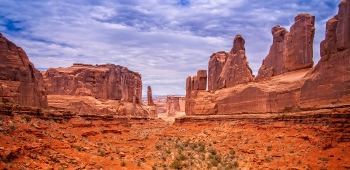 View of Arches National Park