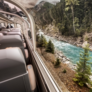 From canyons to mountains, to rivers, the views from onboard the train are always changing.